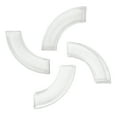 thumbnail image 3 of Creative Co-Op Elegant Curved Glass Dish and Votive Holder, Clear, 3 of 3