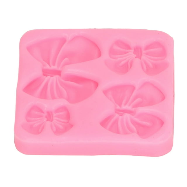 Fondant Mold,Fondant Mold Stick Proof Bow Fondant Mold Silicone Baking Moldfor Chocolate Best in its Class