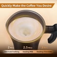 thumbnail image 5 of Milk Frother, 4-in-1 Electric Milk Steamer, 350ml/11.8oz Automatic Frother Machine for Coffee, Warm and Cold Foam, Temperature Control for Latte, Cappuccino, Hot Chocolate, 5 of 5