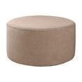thumbnail image 1 of Housse de Tabouret Ronde Épaisse Couleur Unie Housse Élastique Complète pour Canapé, 1 of 2