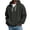 Black, variant on Zip Up Hoodie Men Polar Fleece Hooded Sweatshirt Mens Drawstring Long Sleeve Fall Fashion Streetwear