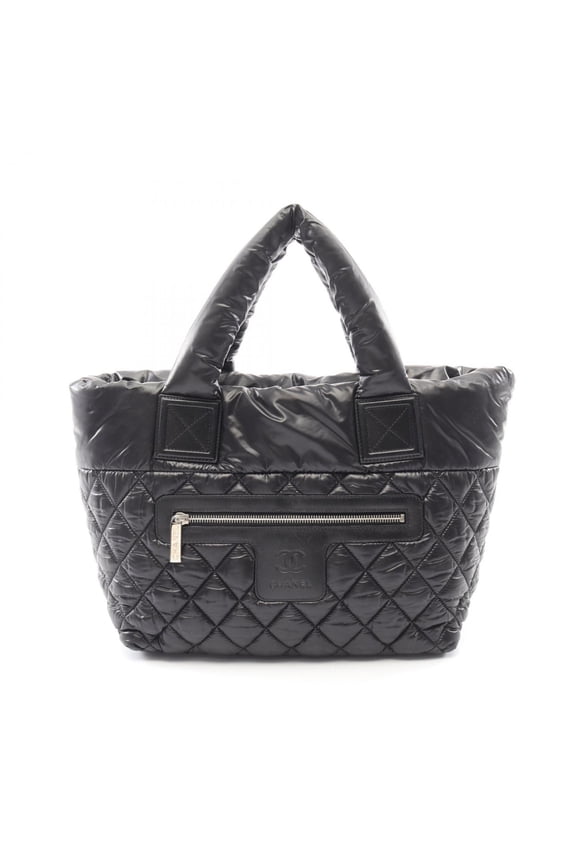 Pre-Owned Chanel Coco Cocoon Small Reversible Tote Bag Handbag Nylon Leather Women's...