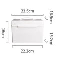 thumbnail image 6 of Baoblaze First Aid Storage Box with Removable Tray Empty Container Bin for Organizing for, 6 of 6