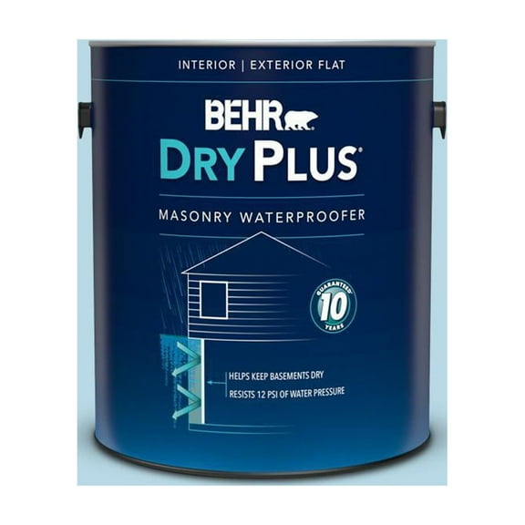 1 Gal. #M490-1 Breezy Blue Flat Interior/Exterior Dry Plus Masonry Waterproofer