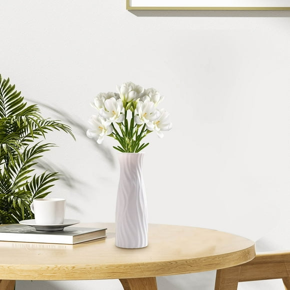 weibbin Flower Vase Decorative, Flower Vase Minimalism Style for Modern Table Shelf Home Decor, Fit for Housewarming, Weddings, Birthday, Christmas, Thanksgiving, New Year