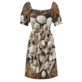 thumbnail image 6 of Tropical Sea Shells Photography Sleeveless Dress women's clothing korea stylish, 6 of 7