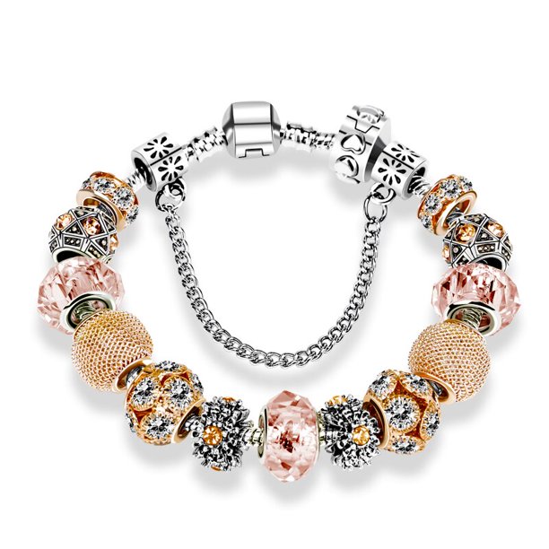 ANNAPAER-Pulseras de lujo con diamantes de imitación, abalorios Retro a la moda, aptas para brazaletes originales Fivean unisex