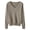 Brown, variant on Crgrtght Women's Oversize Knit Sweater V Neck Long Sleeve Loose Casual Pullover Tunic Top, Beige M