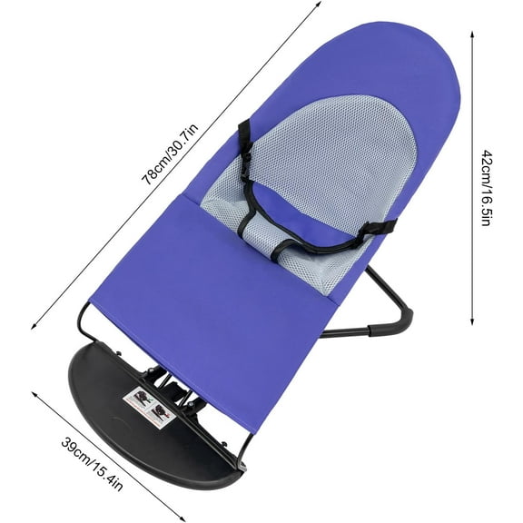 Pet Rocking Chair, Portable Dog Rocker Bed Chair 4 Modes Adjustments Pet Rocker Bed Washable Removable Small Dogs Cots Sofa Beds for Pets Under 33lbs/15Kg (Purple)