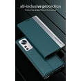 thumbnail image 3 of Premium PU Leather Cover for Xiaomi 12, [Shockproof TPU Interior] Stand Flip Phone Case for Xiaomi 12/12X CX Light Blue, 3 of 8