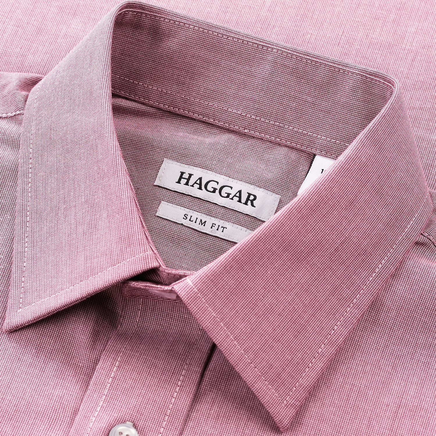Men's Haggar Premium Comfort Slim Fit Wrinkle Resistant Dress Shirt Color:  Gray Solid Size: 17.5-32/33 - Walmart.com