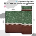 thumbnail image 5 of Green and Brown Football Stitch Pattern Toddler Nap Mats for Kids Preschool,Sleeping Mat Bag or Kids,Toddler Sleeping Bag,Toddler Nap Mat or Daycare, 5 of 6
