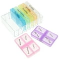 thumbnail image 1 of Pill Organizer 2 Times A Day Large Weekly Pill Box Daily Pill Case Medicine Box, 1 of 9