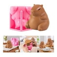 thumbnail image 2 of YIEMEEN Capybara Silicone Cake Molds Suitable for Home Baking Chocolate Mousse Creation, 2 of 8
