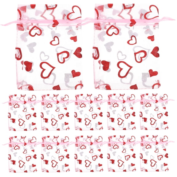 50 Pcs Candy Packaging Bag Bags Gift Packing Christmas Gifts Organza