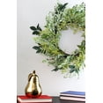 thumbnail image 5 of 12" Green and Brown Decorative Mixed Berry Artificial Spring Floral Twig Wreath - Unlit, 5 of 5