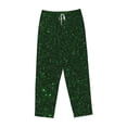 thumbnail image 6 of Fotbe Emerald Green Sparkling Women's Pajama Pants,Sleepwear Pants,Pj Bottoms Drawstring And Pockets-Medium, 6 of 7
