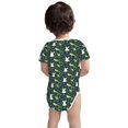 thumbnail image 3 of Yiaed Green Frogs Print Infant Climbing Short Sleeve Onesie One-Piece Baby Bodysuit Clothes 0-12 Months -6 Months, 3 of 6