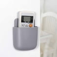 thumbnail image 1 of Sturdy Wall Mount Phone Holder, Multifunctional Remote Control Storage Box for Living Room Bedroom, Space Saving Design, Elegant and Stylish, Protective Role, 1 of 8
