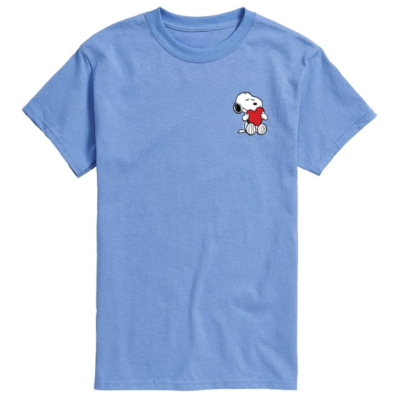 Peanuts - Valentines Hugging Heart - Men's Short Sleeve Graphic T-Shirt