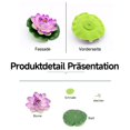 thumbnail image 3 of Flores flotantes, 16 piezas de nenúfares artificiales, flores de loto flotantes, 3 of 8