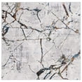 thumbnail image 2 of SAFAVIEH Amelia Pemala Abstract Area Rug, Gray/Blue Gold, 5' x 5' Square, 2 of 11