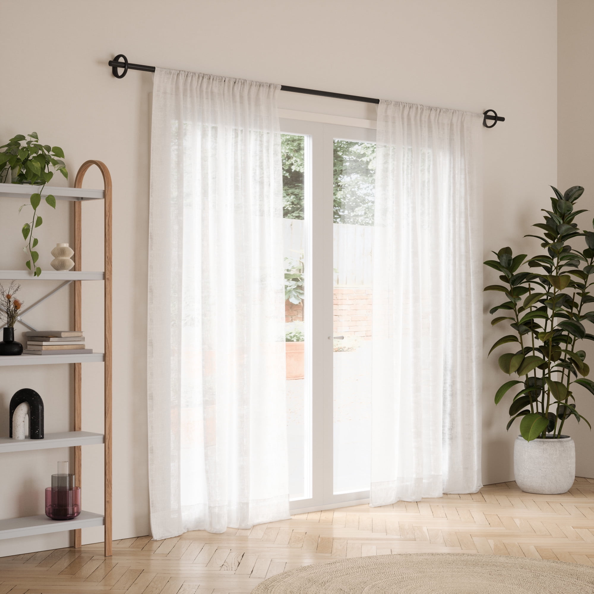 Umbra Adjustable Curtain Rod, 42"-120"