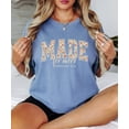 thumbnail image 3 of Made for More Faith Based Shirt for Women - Ephesians 2:10 Floral Christian Graphic Tee Blue Jean Shirt Adult Large, 3 of 7