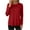 Red, variant on Womens Long Sleeve Tops Casual Solid Color Crew Neck Base Layer Tee Shirt Comfy Tshirts Spring Fall Clothes (XL, Black)