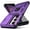 Purple, variant on for Samsung Galaxy S23 FE Case,Galaxy S23 FE Case,with Slide Camera Cover+ HD Screen Protector,Rotated Ring Kickstand Military Grade Shockproof Protective Cover-Blue