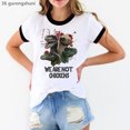 thumbnail image 3 of Camiseta con estampado 3D de Jurassic World, camiseta vintage de dinosaurio para niña, camiseta Harajuku para mujer, camiseta de moda de verano, ropa de calle para mujer, 3 of 5