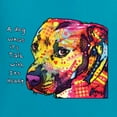 thumbnail image 5 of Wild Bobby Dean Russo A Dog Wags Its Tail With Its Heart Gratitude Pitbull Dog Lover Men Graphic Tee, Light Turquoise, Medium, 5 of 5