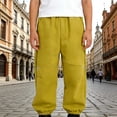 thumbnail image 2 of Boys Fleece Lined Pants Winter Thermal Trousers Thickened Warm Outdoor Windproof Casual Joggers For Kids, 2 of 4
