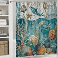 thumbnail image 6 of Orinice Cinbloo Fun Octopus Shower Curtain Funny Cute Kids Bubble Bathroom Curtain Set Vintage Plaid Modern Shower Curtain Fabric Bathroom Accessories Decoration 69x72, 6 of 7