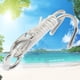 thumbnail image 3 of Gancho Buceo Doble Cabeza Equipo Duradero Acero Inoxidable para Exteriores () Blanco, 3 of 5