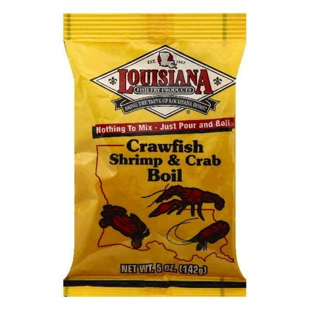 Louisiana Crawfish Shrimp & Crab Boil, 5 OZ (Pack of