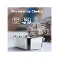 thumbnail image 2 of Pet Water Fountain Automatic Cat Dog Feeder Stainless Steel Dispenser 1.8L, 2 of 5