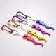 thumbnail image 4 of Abridor de botellas de cerveza Ehuebsd portátil llavero multifuncional de bolsillo aluminio Color aleatorio 1 ud, 4 of 6