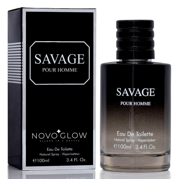 Savage for Men 3.4 Oz Eau De Toilette Spray para hombres Aroma masculino refrescante y cálido para uso diario Colonia informal para hombres Gran regalo navideño Olor fresco todo el día Un regalo para