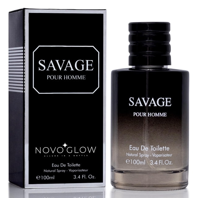 Savage for Men 3.4 Oz Eau De Toilette Spray para hombres Aroma masculino refrescante y cálido para uso diario Colonia informal para hombres Gran regalo navideño Olor fresco todo el día Un regalo para
