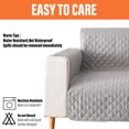 thumbnail image 3 of SAYFUT Waterproof Sofa Cover Non Slip Couch Cover Machine Washable Slipcover Leakproof Furniture Protector for Dogs Kids Pets, Dark Gray, Loveseat, 3 of 8
