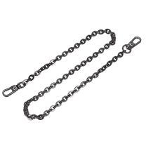 Uxcell 24"x0.24" Purse Chain Strap, Purse Handle Shoulder Bag Replacement Strap(Black)