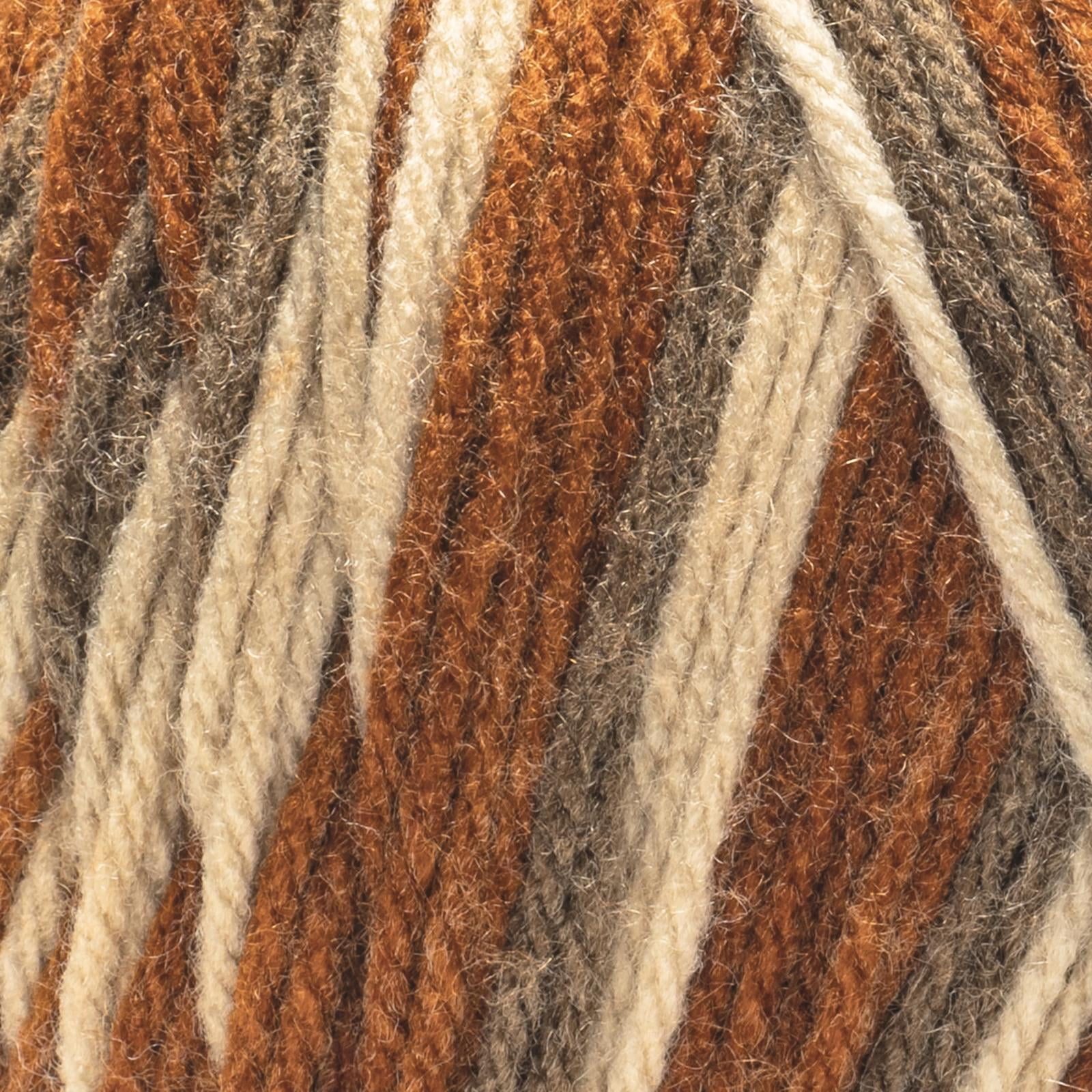 Red Heart® All In One Granny Square Petite™ #4 Worsted (Medium) Acrylic Yarn, Mocha 8.8oz/250g 440 Yards (3 Pack)