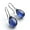 Dark Blue, variant on Stamens Simple Alloy Women Retro Drop Earrings Lady Stylish Opal Inlaid Dangle Earrings(Blue)
