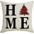 18x18 Christmas Snow Home Throw Pillow Covers,Decorative Farmhouse