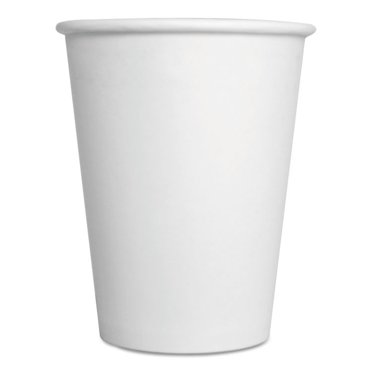 Renown Single-Sided Pe-Lined Paper Hot Drink Cups, White, 12 Oz., 1,000 ...