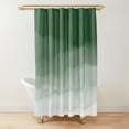 thumbnail image 7 of Sage Green Watercolor Ombre Shower Curtain Bathroom Fabric Polyester Waterproof Modern Shower Curtains, 7 of 7