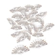 thumbnail image 1 of 50x Vintage Fan Charms Semicircur Chinese Fan Colgante para fabricación Pta antigua Zulema Encantos en forma de abanico, 1 of 8