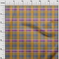 thumbnail image 2 of oneOone Cotton Silk Dusty Blue Fabric Madras Check Diy Clothing Quilting Fabric Print Fabric By Yard 42 Inches Wide, 2 of 4