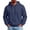 Navy, variant on LONKITO Mens Pullover Hoodie Fleece Long Sleeve Hooded Sweatshirts Workout Casual Hoodies Size S
